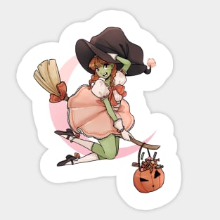 Halloween witch Sticker
